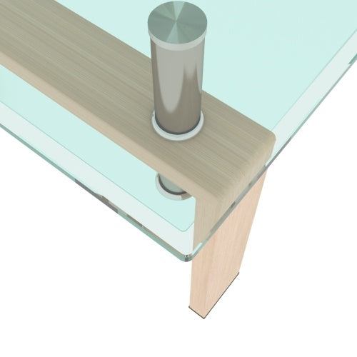 Rectangle Glass Coffee Table - DropOnline.co