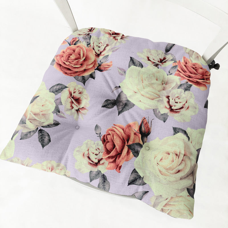 Flower Flower 213 Thick Flannel Chair Cushion - DropOnline.co