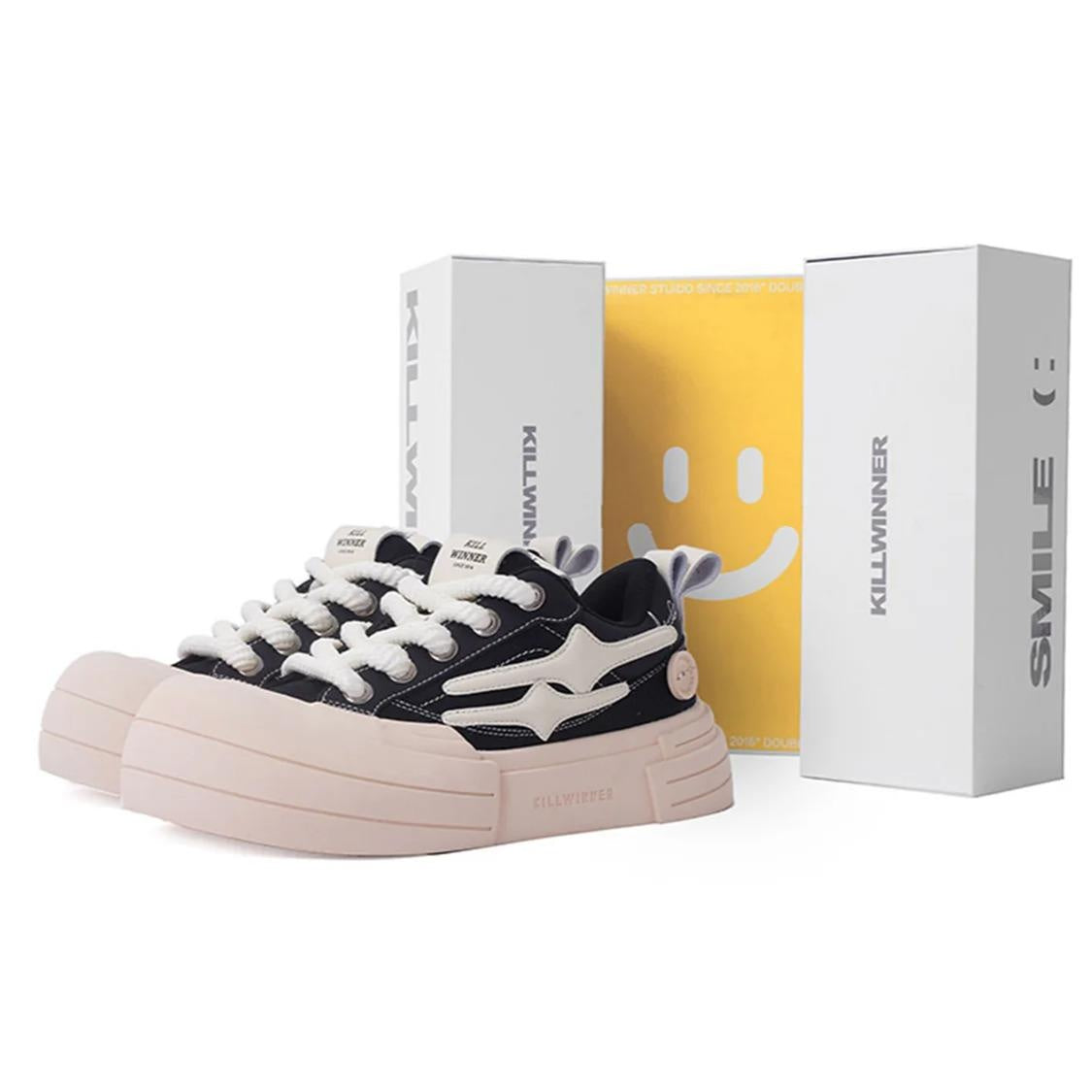 KILLWINNER--Smile Life Sneaker - Black - Unisex - DropOnline.co