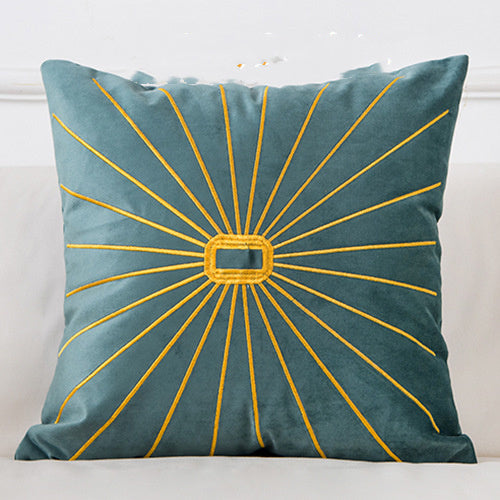 Golden Sofa Pillow Office Car Lumbar Cushion - DropOnline.co