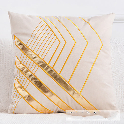Golden Sofa Pillow Office Car Lumbar Cushion - DropOnline.co