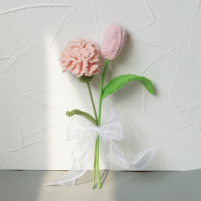 Home Hand-knitting Bouquet Pendant Decoration - DropOnline.co