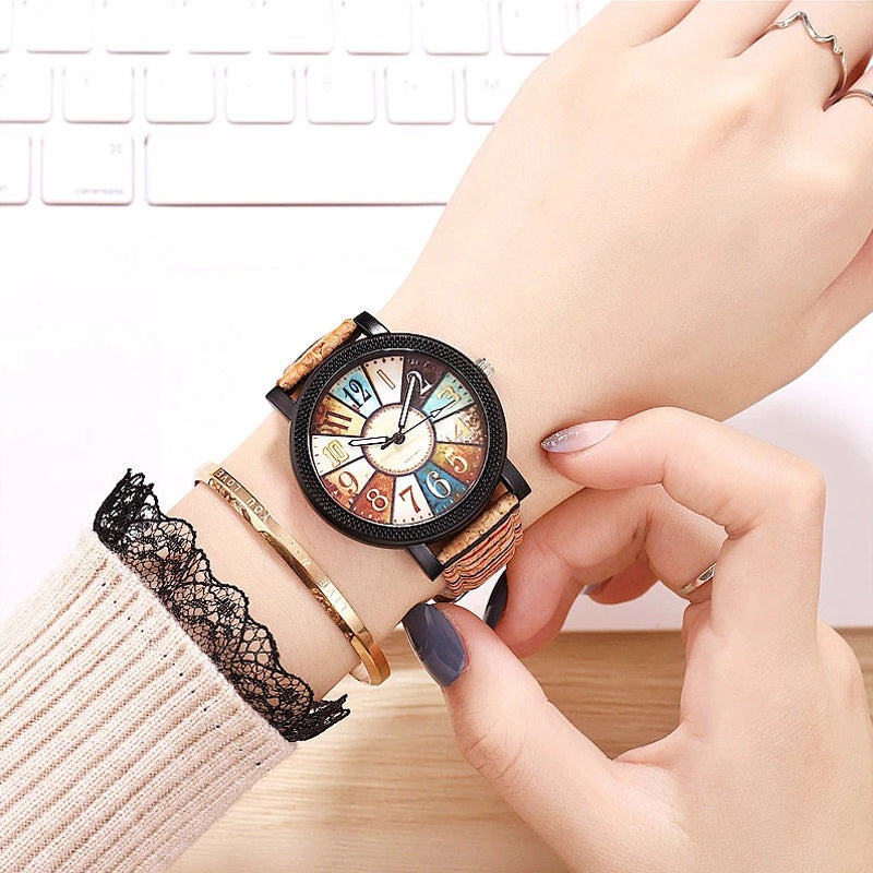 Casual Vintage Leather Women Quartz Wrist Watch Gift Clock - DropOnline.co