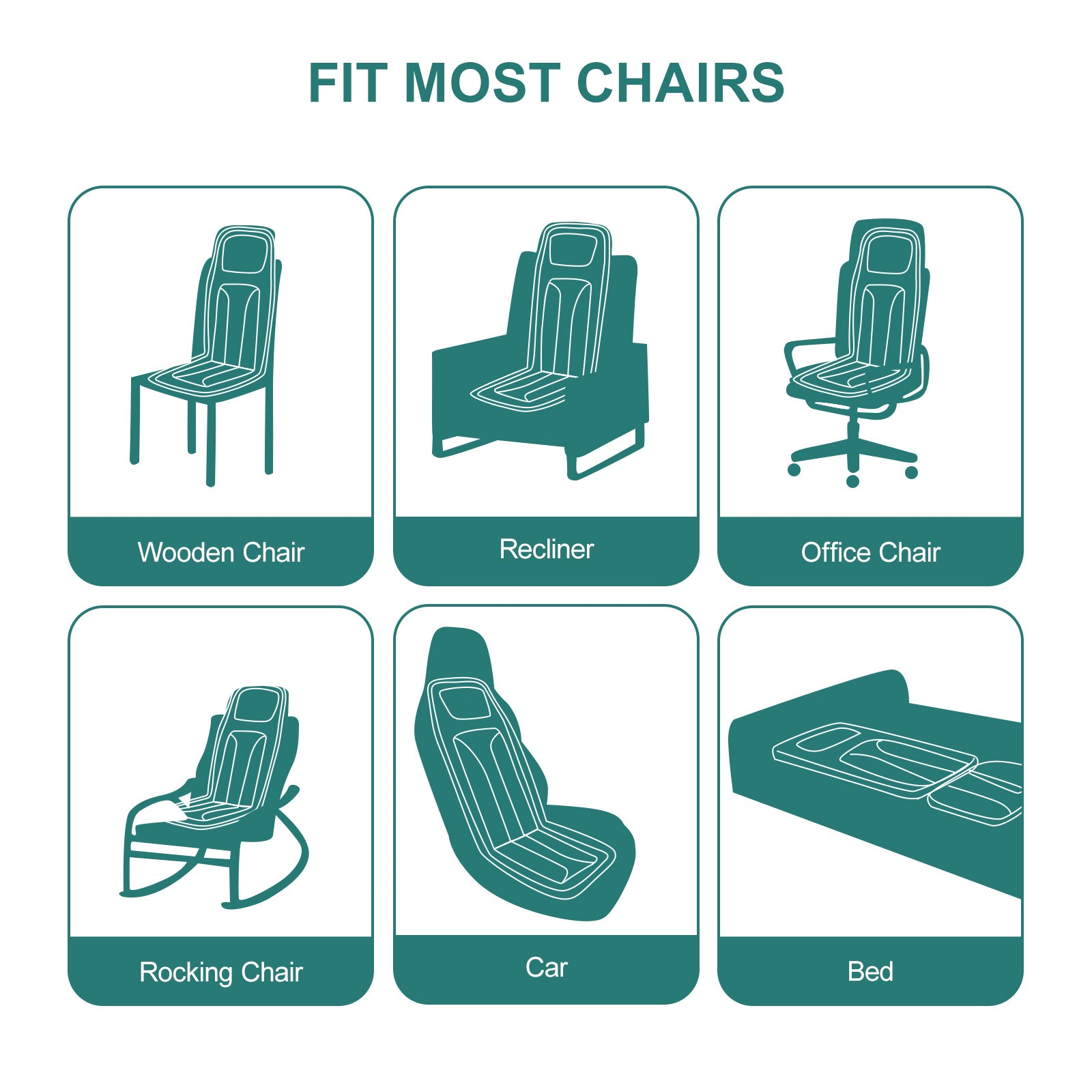 2025 New Model Massage Cushion, Neck And Back Kneading And Heating, 9 Levels Of Intensity,9 Modes, Home And Office Electric Massage Pad, Portable Multifunctional Massager, 10,20,30 Minutes Timer - DropOnline.co