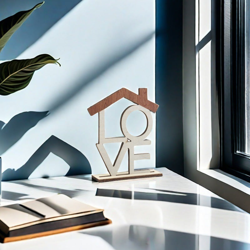 Home Wooden Decoration Artware - Handcrafted Natural Wood Ornament for Modern Living - DropOnline.co