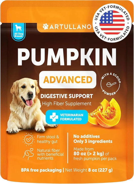 Do Not Sell On Amazon Pumpkin Powder For Dogs Digestive Support 8 OZ Fiber Supplement For Constipation For Gut Balance Healthy Skin Digestion Glands Firm Stool Poop Anti Diarrhea Gas Relief - DropOnline.co