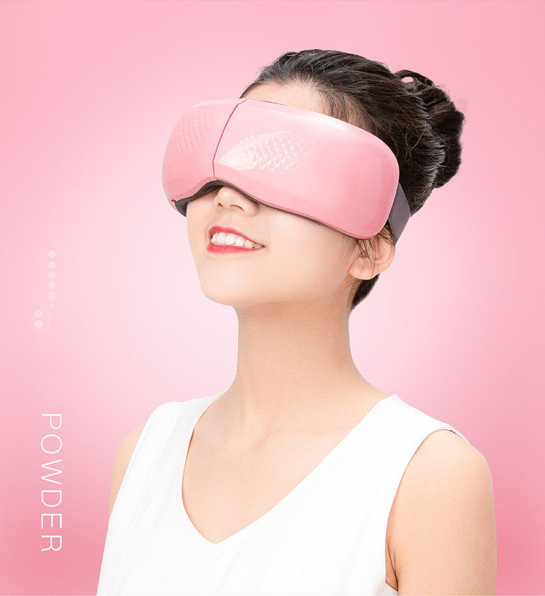 Bluetooth-compatible Vibrating Hot Compress Airbag Kneading Sleep Aid Eye Protection Device - DropOnline.co