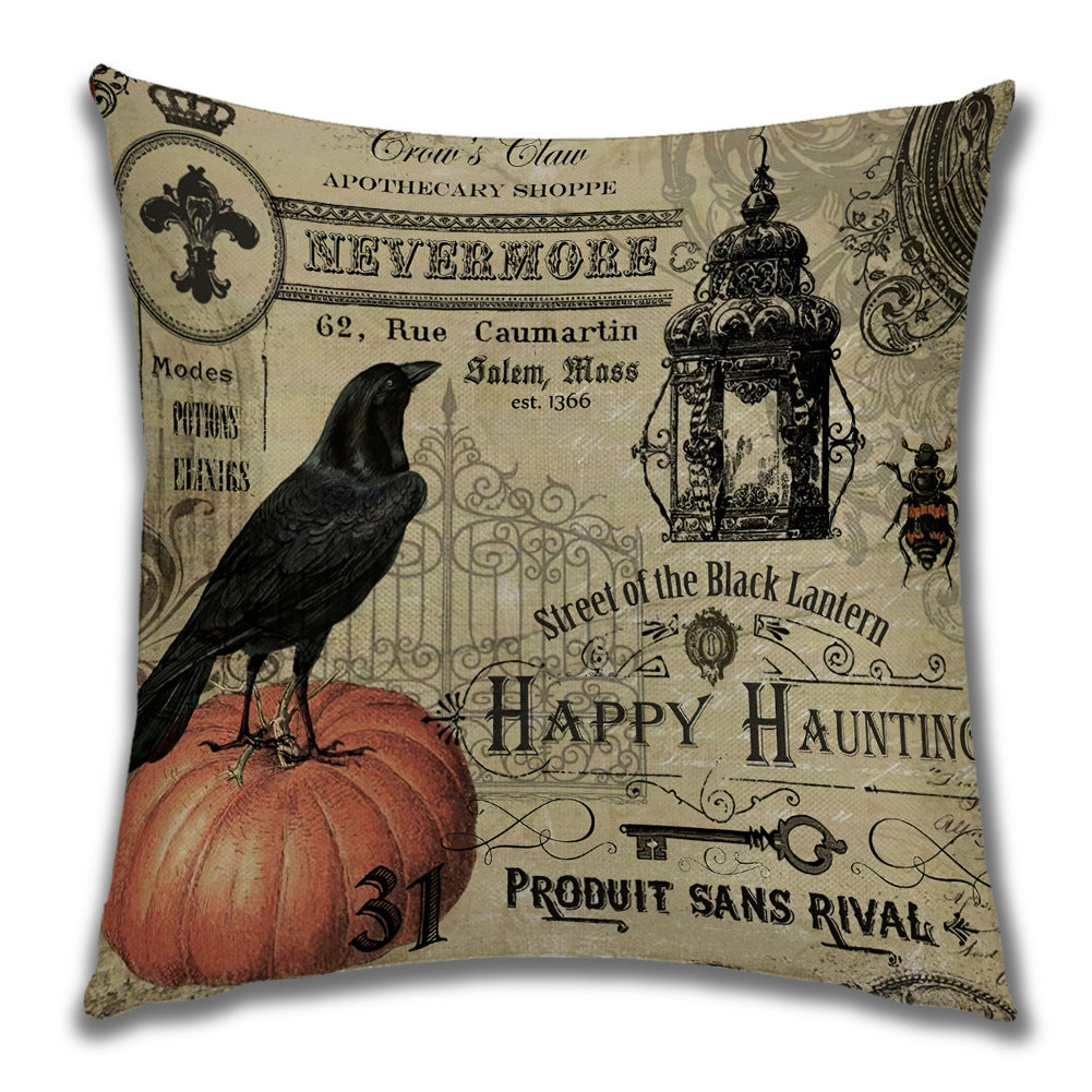 Cartoon Pumpkin Castle Sofa Cushion Cushion Pillowcase - DropOnline.co