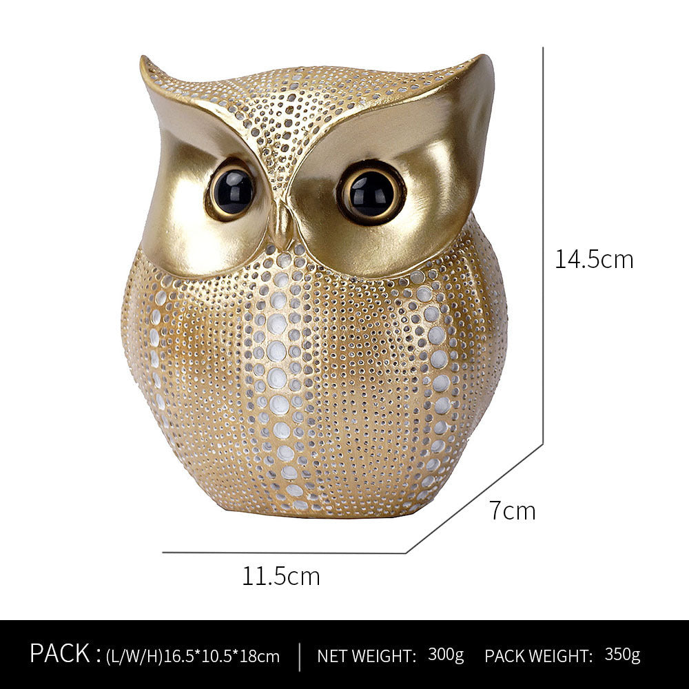Owl Resin Craft Decoration Home Soft Decoration - DropOnline.co