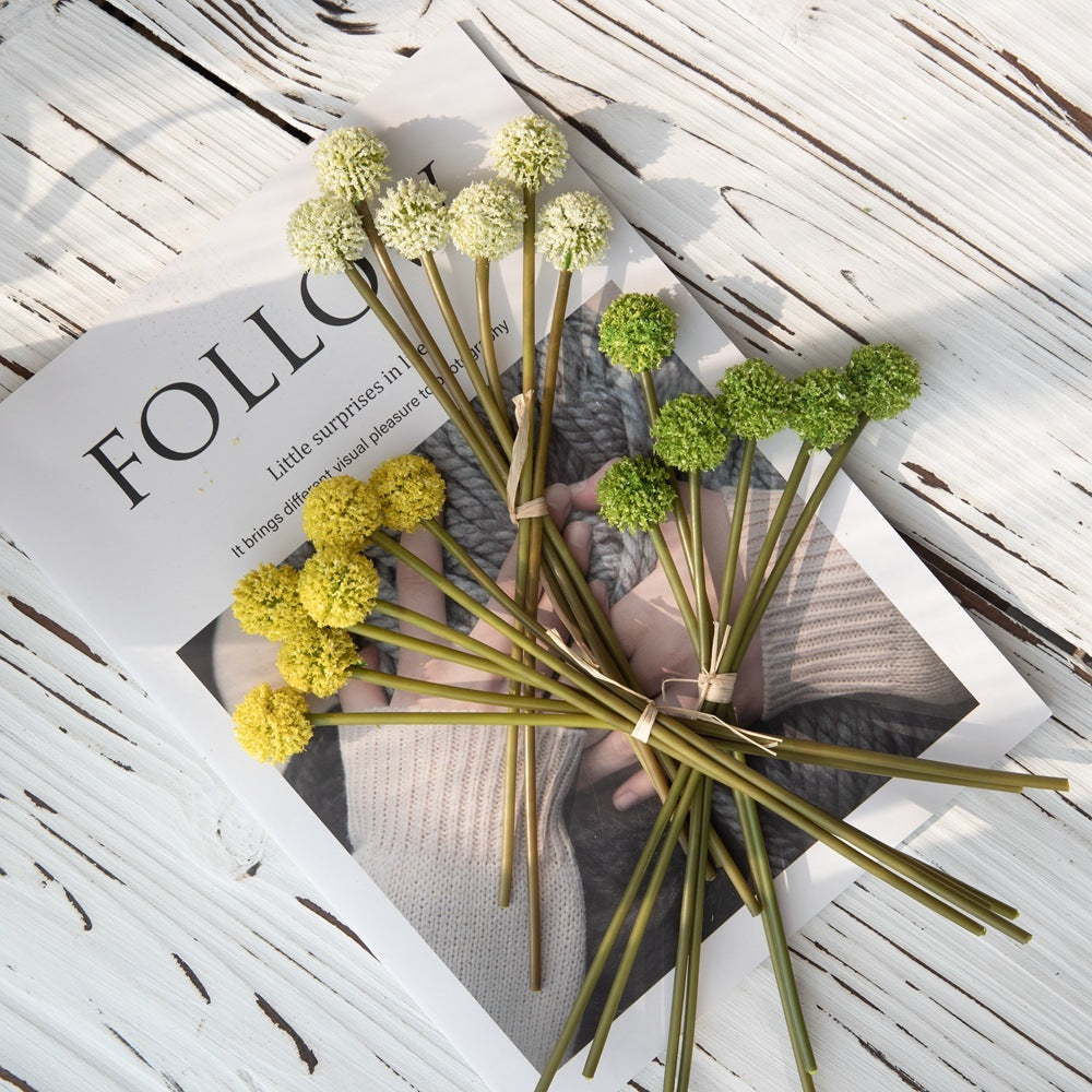 Foam Fruit Artificial Flower Bouquet - 6-Head 25cm Decorative Floral Arrangement for Home - DropOnline.co