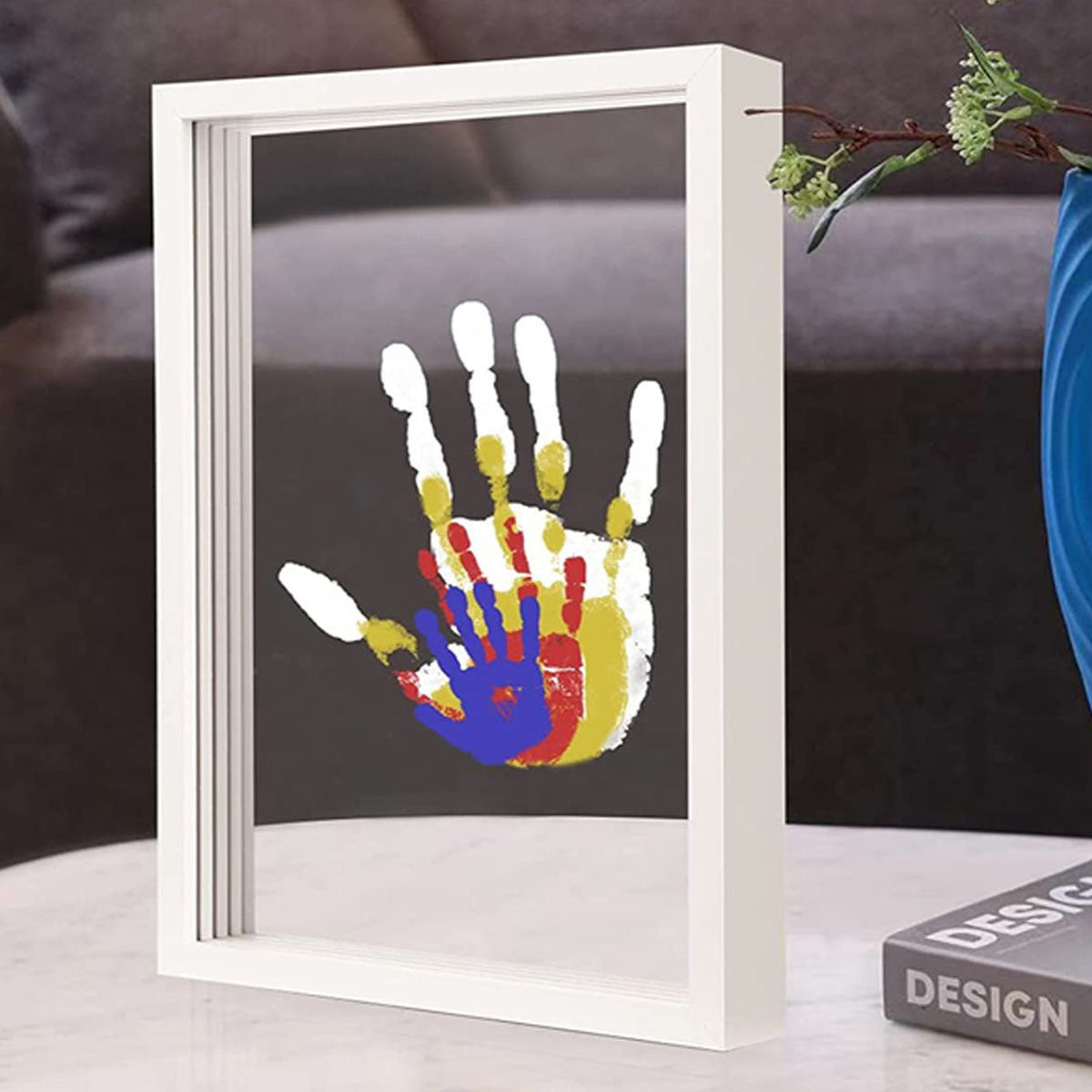 Art Print Souvenir Multi-person Handprint Diy Handprint Photo Frame - DropOnline.co