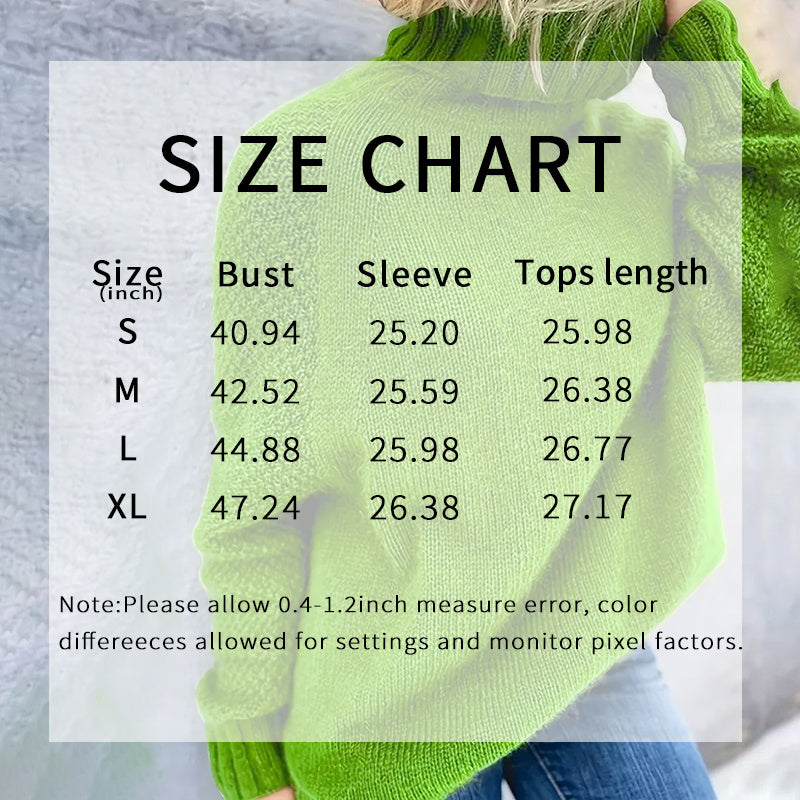 Loose Fit Mock Turtleneck Sweater For Women, 2025 Fall Trendy Long Sleeve Knit Pullover Tops - DropOnline.co