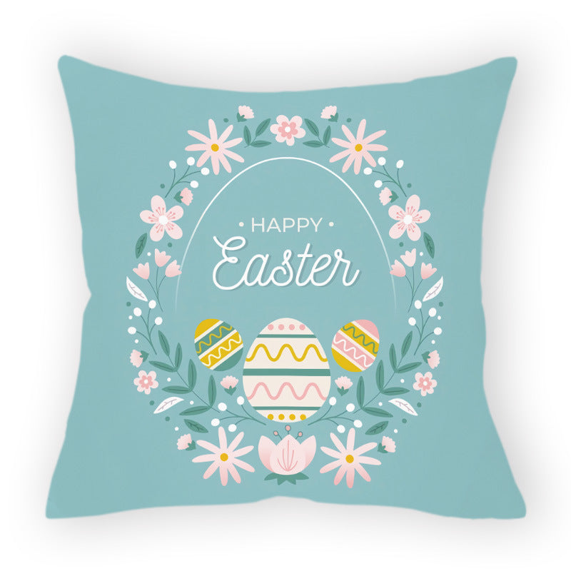 Easter Pillow Cover Sofa Cushion Cushion Cover - DropOnline.co