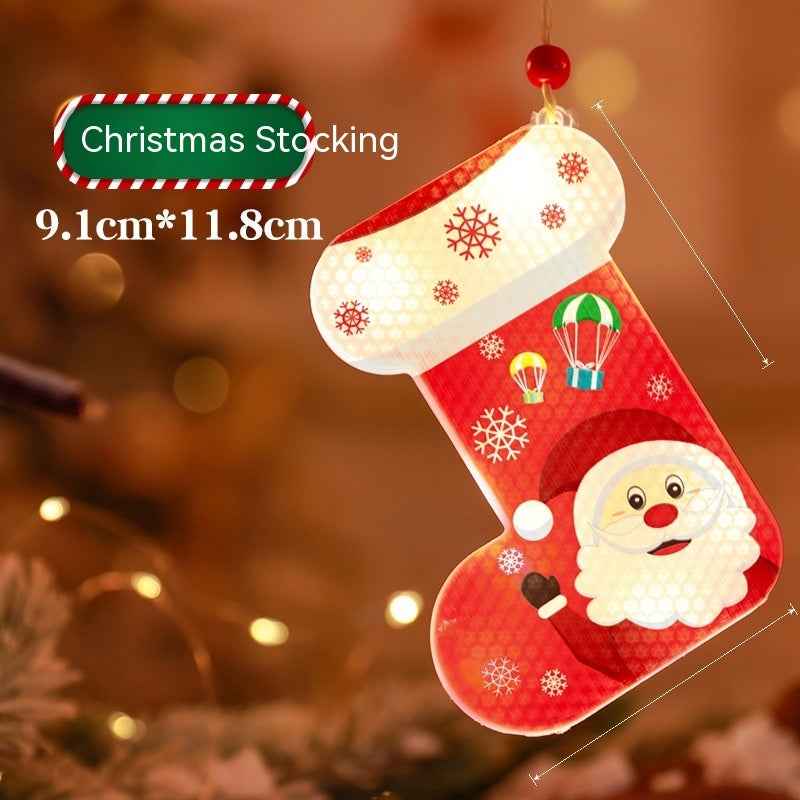 Christmas LED Shape Lights - Elk Tree Snowman Bar Atmosphere Interior Decoration - DropOnline.co