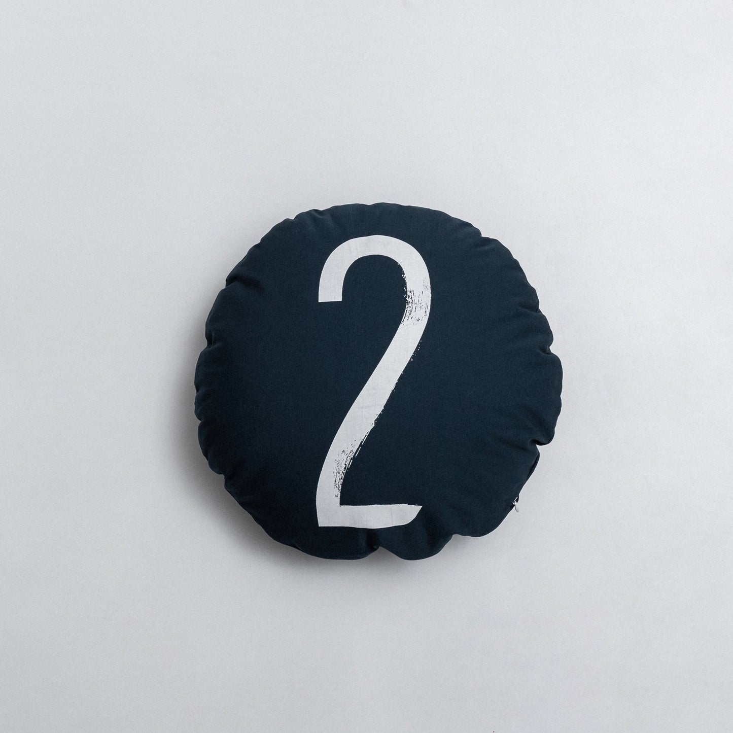 Cotton Canvas Round Pillow Sofa Cushion - DropOnline.co