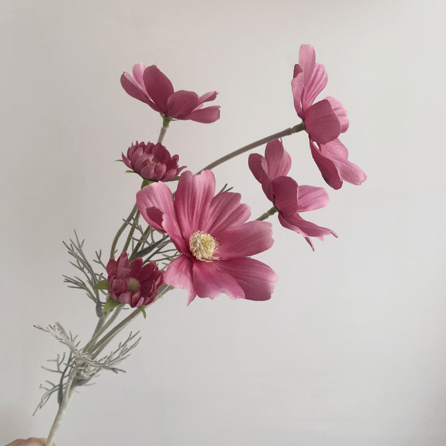 Pastoral Flowers Artificial Flower Bouquet - Realistic Silk Floral Arrangement for Home Decoration - DropOnline.co