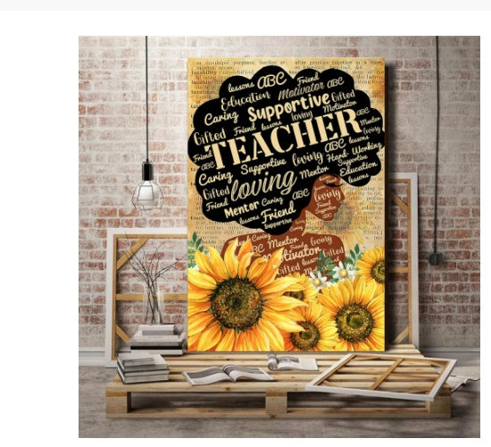 Black Woman Art Print Poster Room Home Decor Painting - DropOnline.co