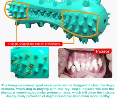 Pet Dog Cleaning Chew Toys For Aggressive Dogs Rubber Molar Stick Dog Oral Teeth - DropOnline.co