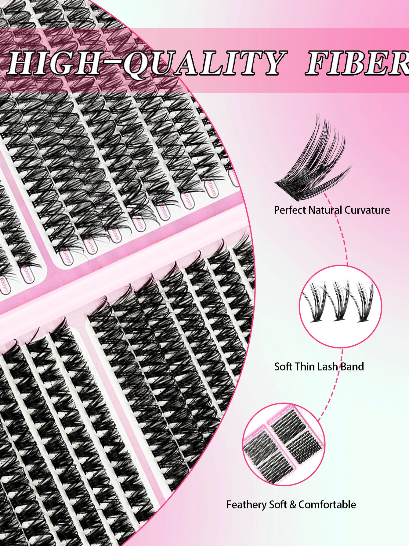 3D False Eyelashes, Multi-layered, Realistic, Soft And Comfortable, Natural Nude Makeup - DropOnline.co