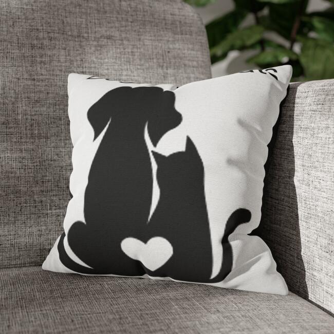 New Cartoon Dog Nordic Living Room Bedroom Cushion Cover - DropOnline.co