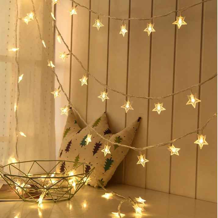Solar LED String Lights - Outdoor Camping Atmosphere Christmas Decoration Battery Powered - DropOnline.co