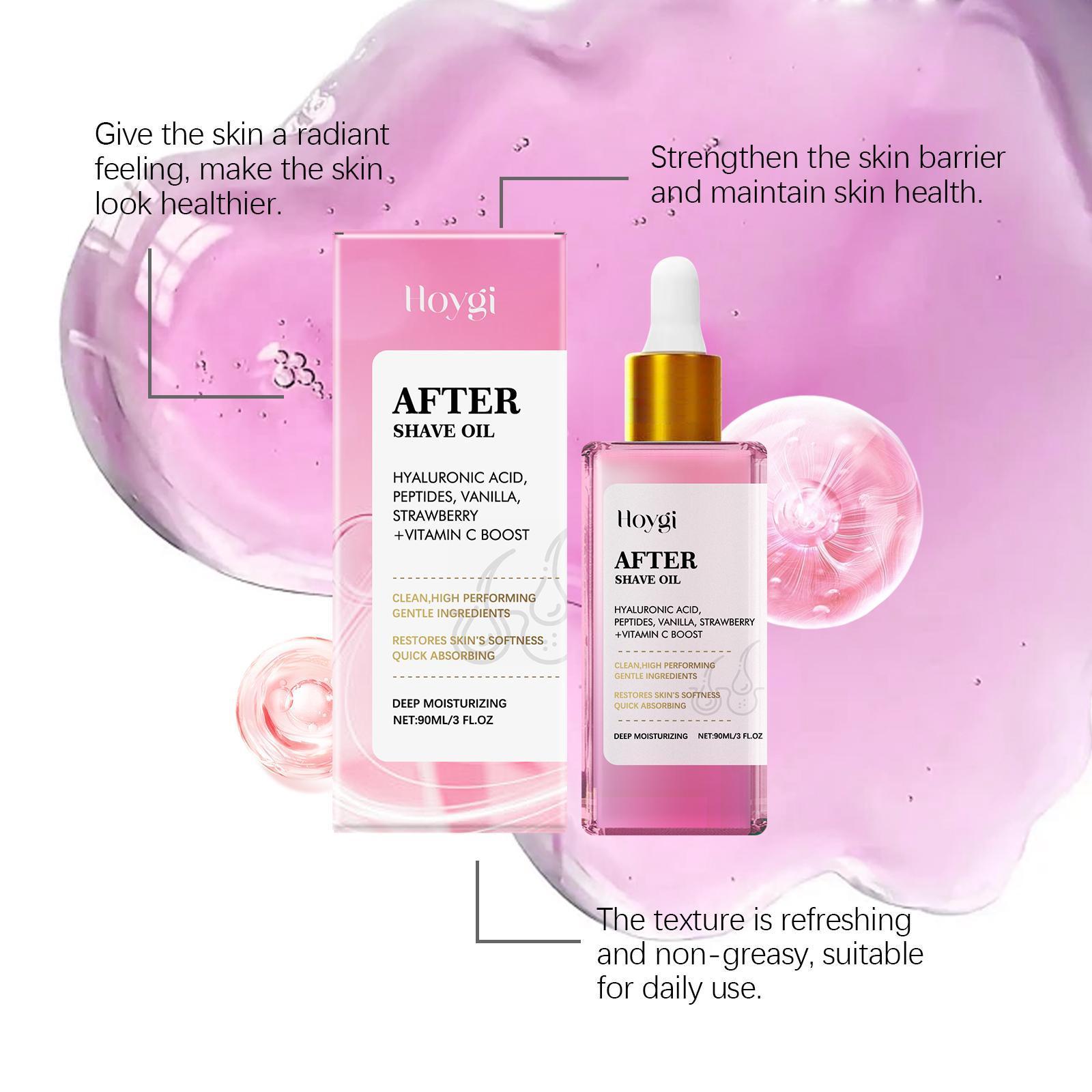 Hoij Strawberry Aftershave Oil Soothing And Moisturizing Daily Care - DropOnline.co