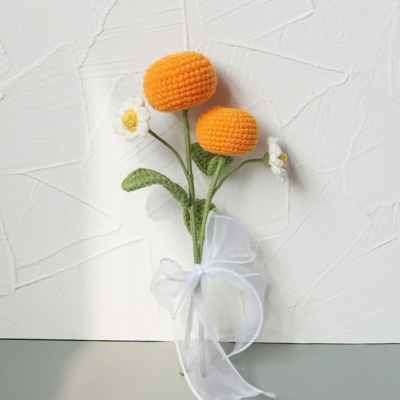 Home Hand-knitting Bouquet Pendant Decoration - DropOnline.co