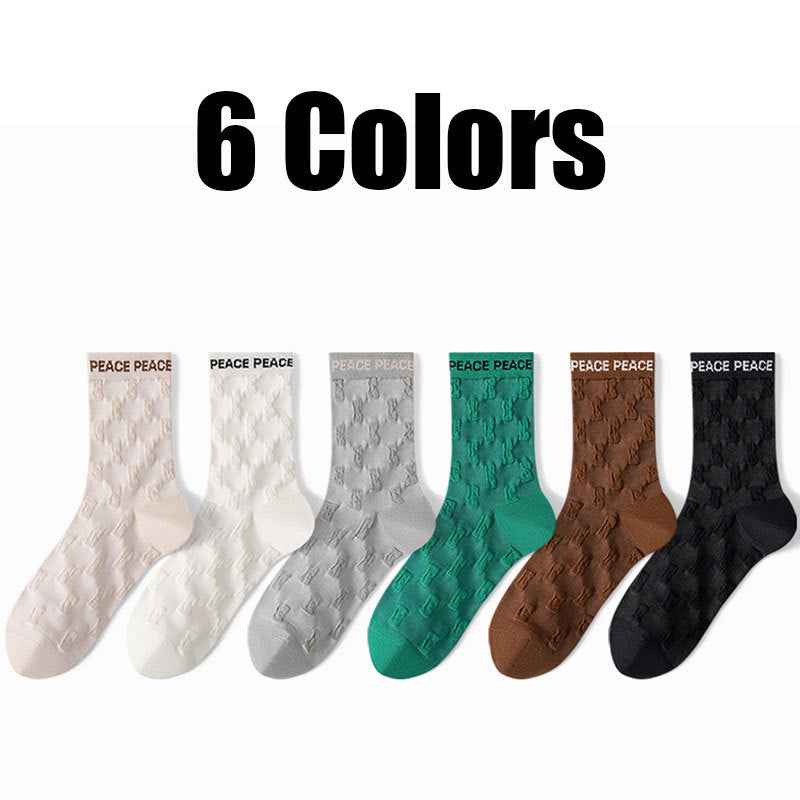 6 Pairs Women's Compression Sports Socks - Athletic Hiking Anti-Blister Crew Socks