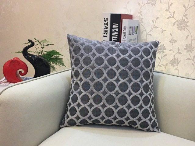 Home Decorative Sofa Throw Pillows Flannel Cushion Cover - DropOnline.co