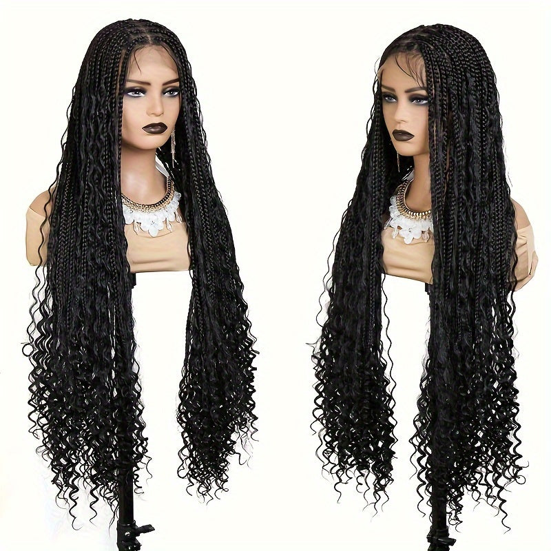 Synthetic Non-toxic Wig, All Lace, Non-toxic Wig, Wave Shape, Suitable For All Races, Suitable For All Scenes. - DropOnline.co