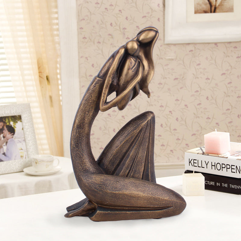 Resin Crafts Decoration Creative Living Room TV Cabinet Home Decoration Decoration - DropOnline.co