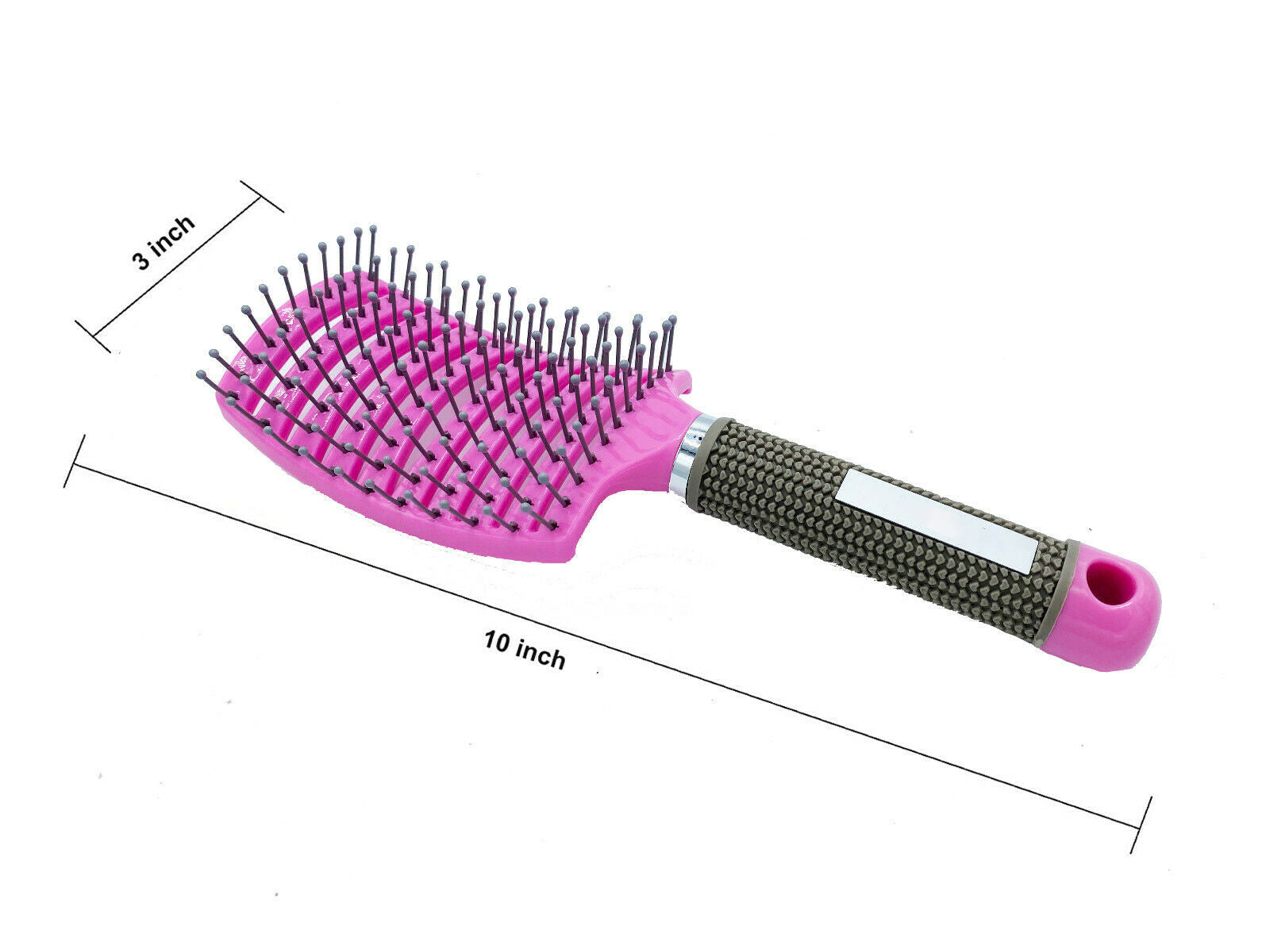 Anti Static Bending Nylon Women's Wet Curly Tangled Hair Brush Styling Tool - DropOnline.co