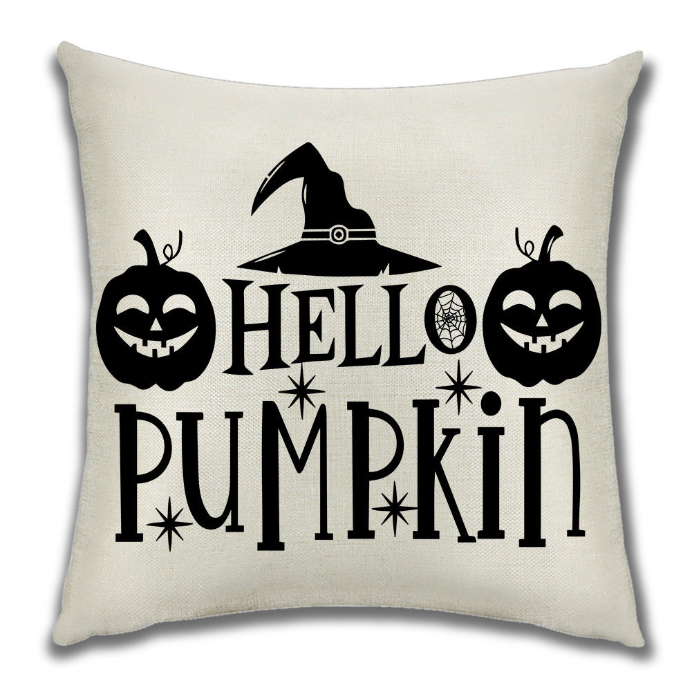 Cartoon Pumpkin Castle Sofa Cushion Cushion Pillowcase - DropOnline.co