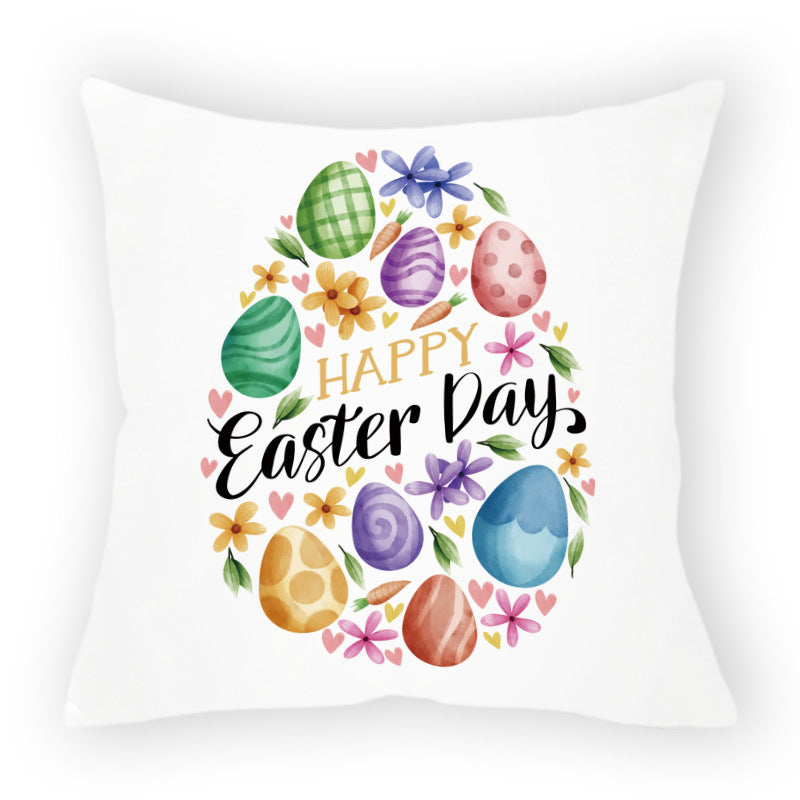 Easter Pillow Cover Sofa Cushion Cushion Cover - DropOnline.co