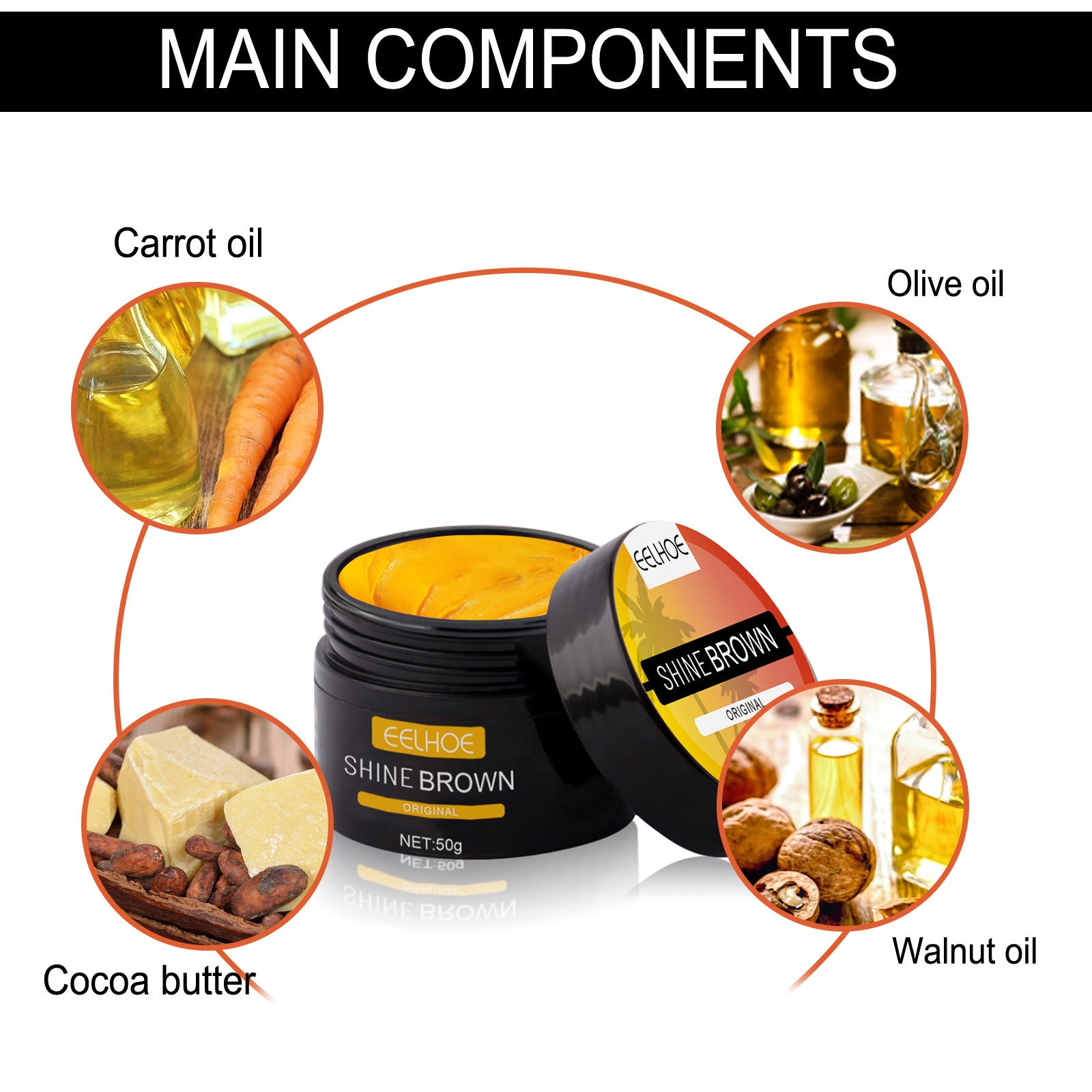 Wheat Complexion Body Tanning Moisturizing - DropOnline.co