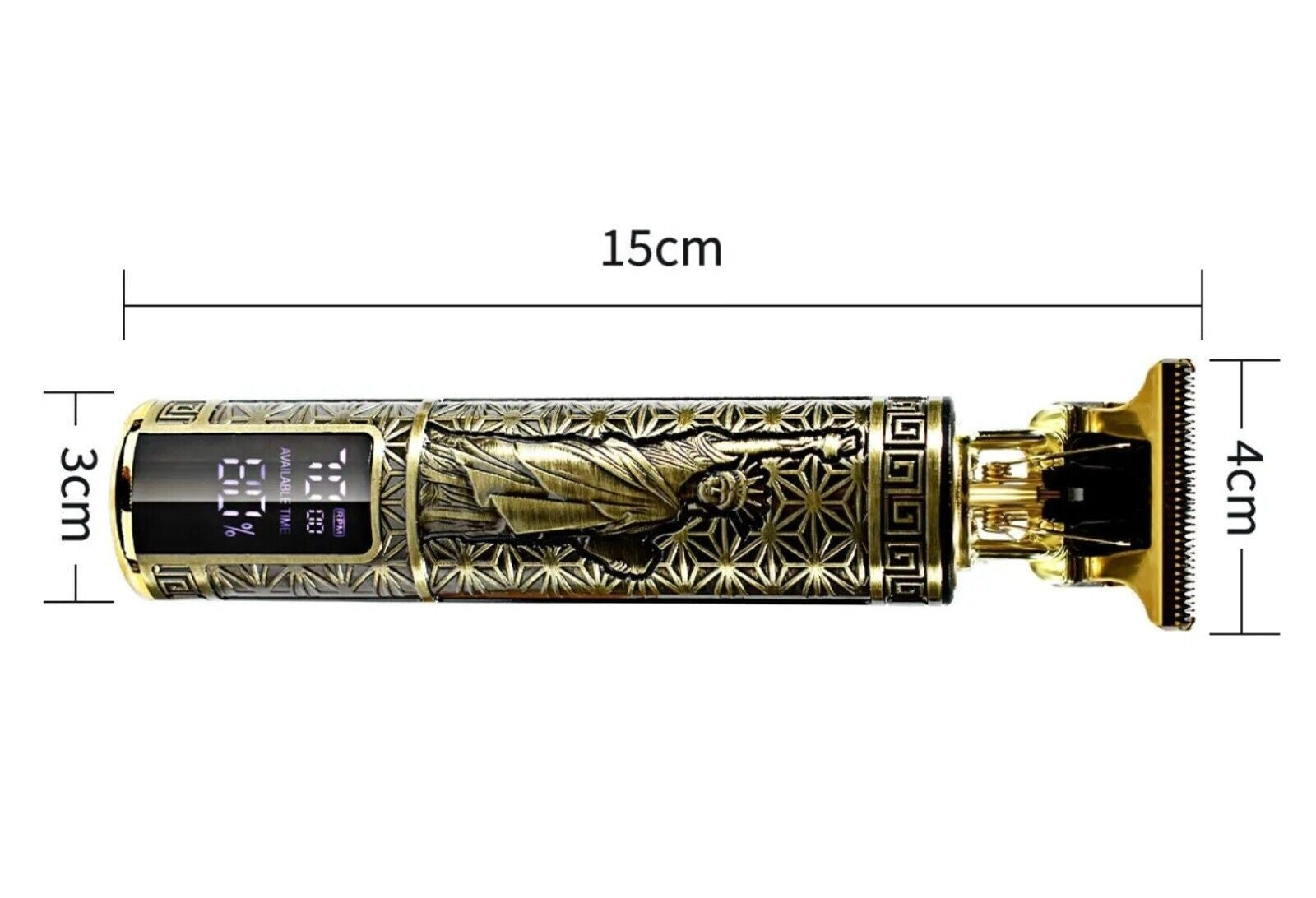 Beard Trimmer Hair Clippers Cordless Hair Cutting Kit Barber Shaving Machine For Men USB Rechargeable 1 PCS - DropOnline.co