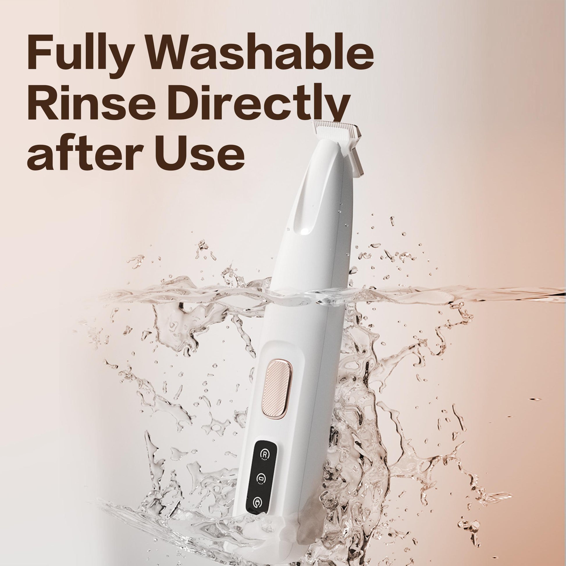 2025 New Pet Claw Trimmer 1-Pack Rechargeable Silent Pet Hair Trimmer Professional Pet Grooming Kit Cordless Waterproof LED Precision Trimming Home Pet Hair Trimmer - DropOnline.co