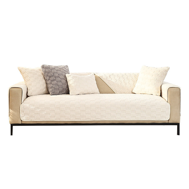 Sofa Cushion Plush Winter Antislip Simple Modern Cushion - DropOnline.co