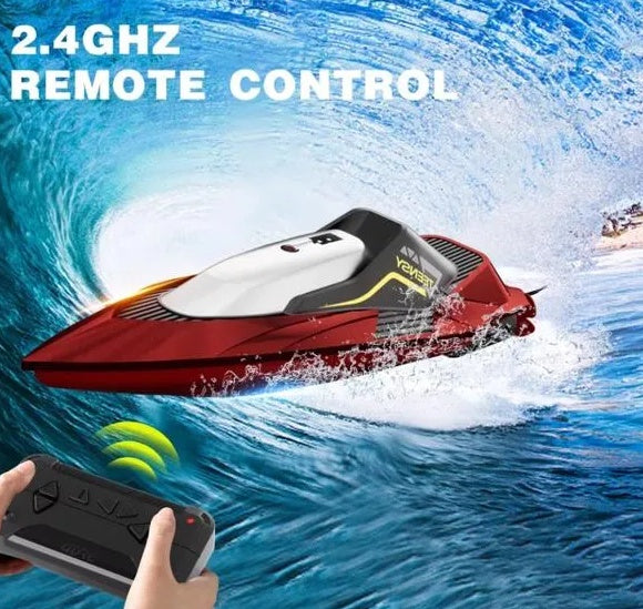 4DRC S5 RC Boat For Pools And Lakes, 2.4 GHz 20MPH Racing Boats, Rechargeable Battery,Low Battery Alarm,Gifts For Boys Girls,Logistics Is Randomly Sent By UPS USPS  FEDEX. - DropOnline.co