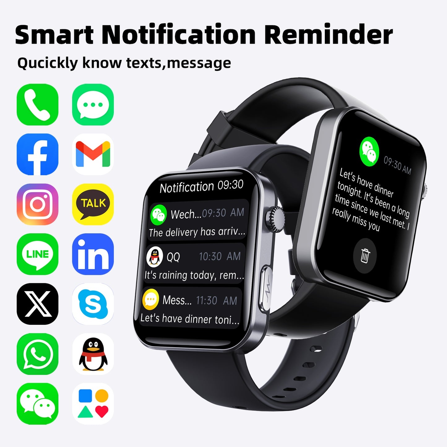2025 Smart Watch Health Tracker 2.1in Fitness Tracker - DropOnline.co