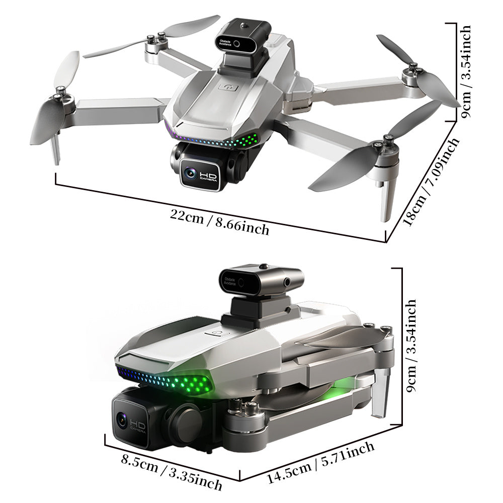 S50 PRO GPS Drone With 2 Batteries, 4.5-inch Large Screen Remote, Real-Time HD Camera, Obstacle Avoidance, Extended Flight Time - DropOnline.co