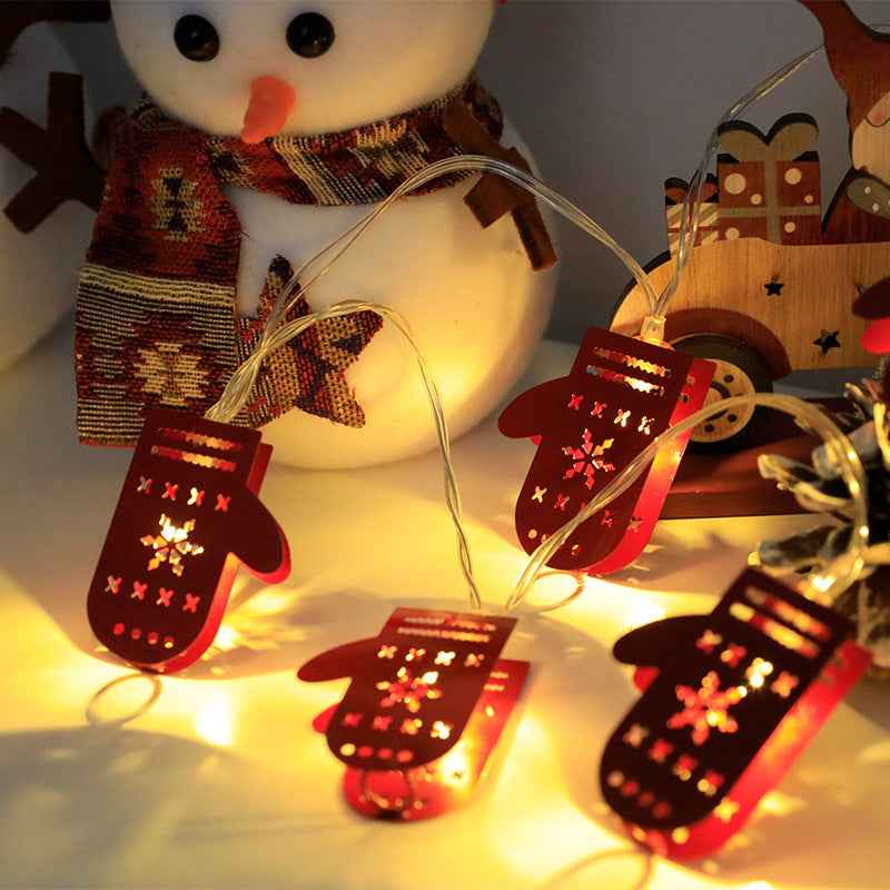 Christmas LED Character String Lights - Santa Claus Elk Snowman Ornament Decoration - DropOnline.co
