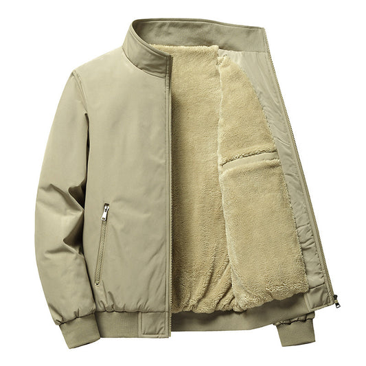 Collar Cotton-padded Coat Oversized Coat Men - DropOnline.co
