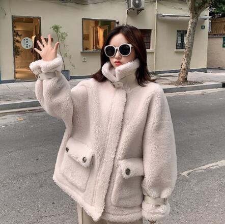 Long woolen coat one coat - DropOnline.co