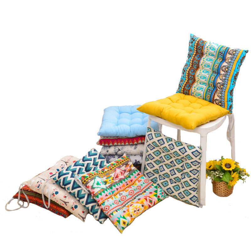 Japanese Style Cotton And Linen Thickened Home Cushion - DropOnline.co