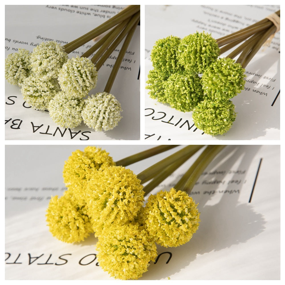 Foam Fruit Artificial Flower Bouquet - 6-Head 25cm Decorative Floral Arrangement for Home - DropOnline.co