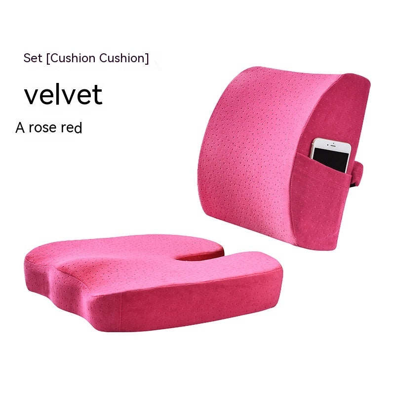 Office Waist Cushion Cushion Set Breathable - DropOnline.co