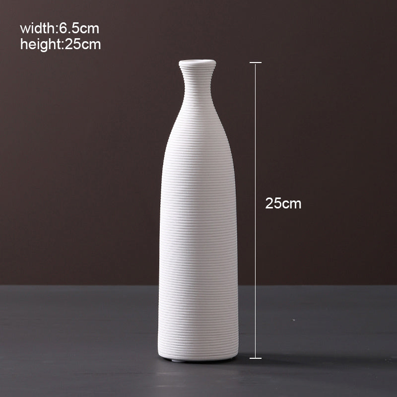Vase Decoration Home Nordic Scandinavian Style Ceramic Vase Decorative Vases Modern Living Room Decoration Modern Home Decor - DropOnline.co