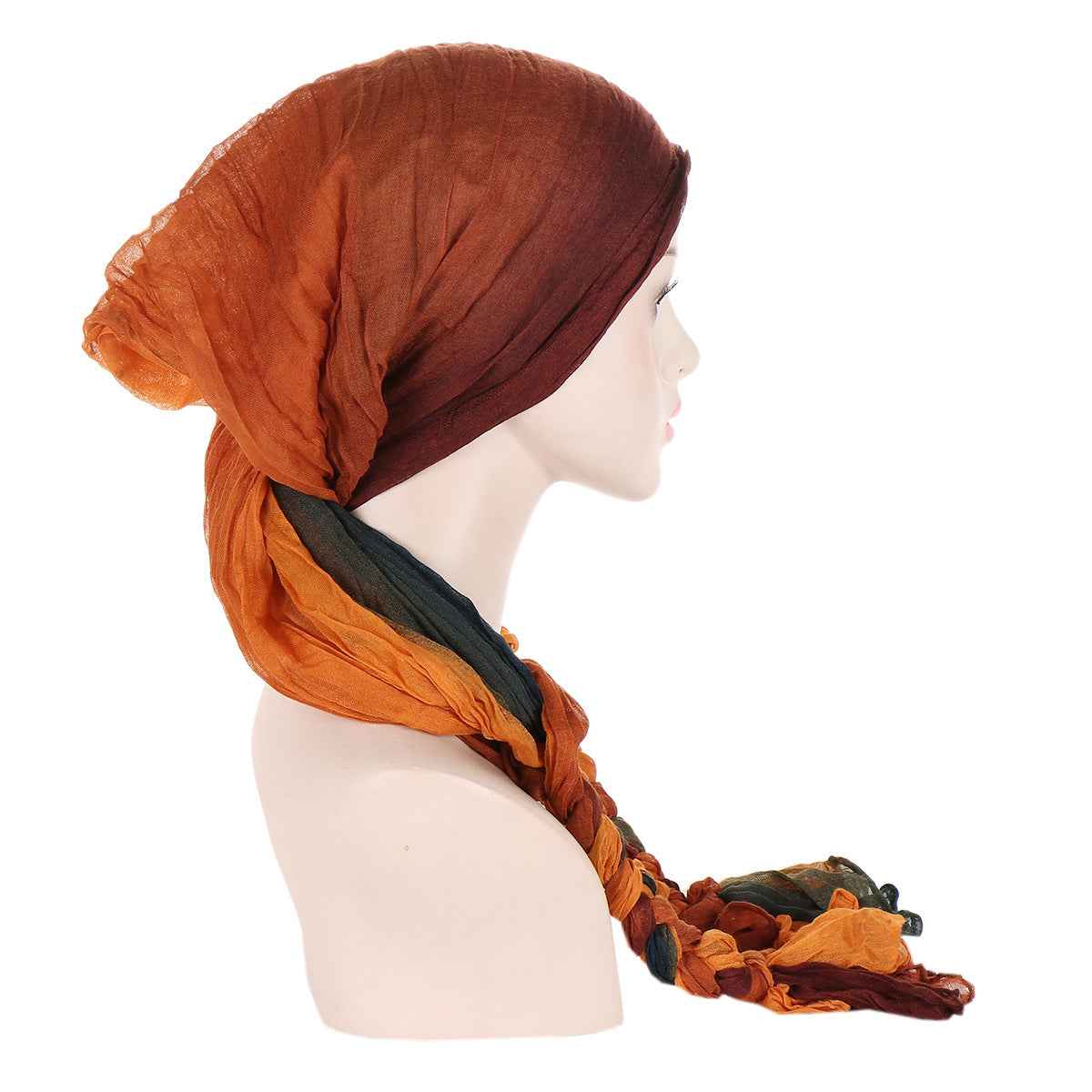 Tam-o'-shanter Hand-woven Braid Bandana Scarf Female Cap - Artisan Beret