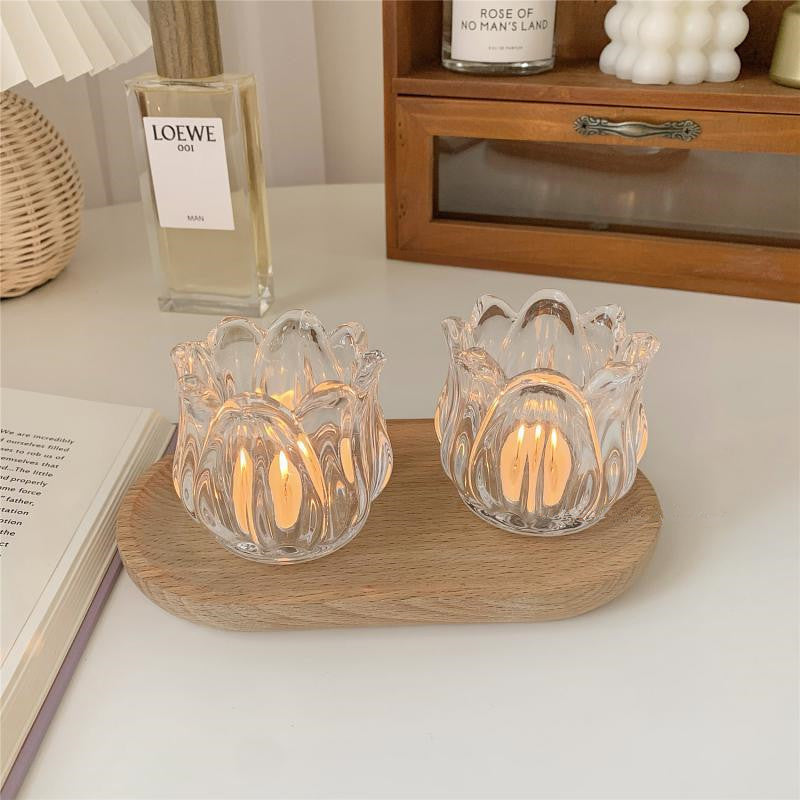 Tulip Candle Holder Home Decor Ornament - DropOnline.co